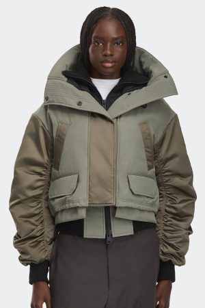 Claremont Bomber Tonal Label