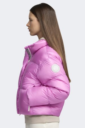 Cypress Cropped Puffer White Label