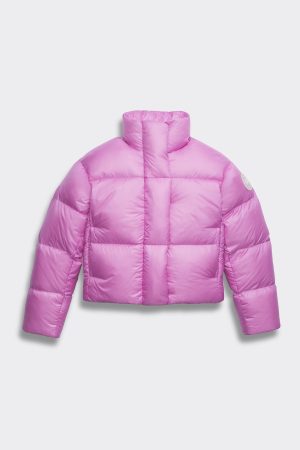 Cypress Cropped Puffer White Label