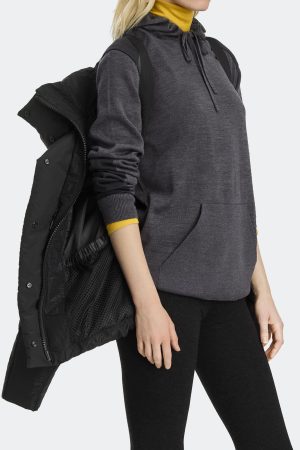 Junction Parka Black Label Shiny Crinkle