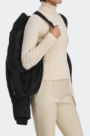 Junction Cropped Puffer Black Label