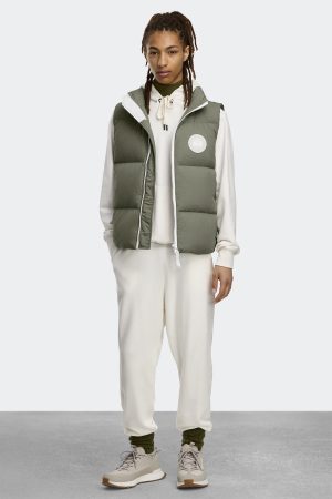Lawrence Puffer Vest White Disc