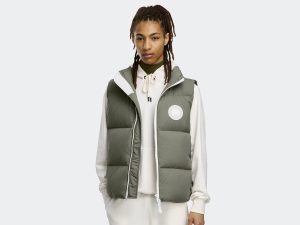 Lawrence Puffer Vest White Disc