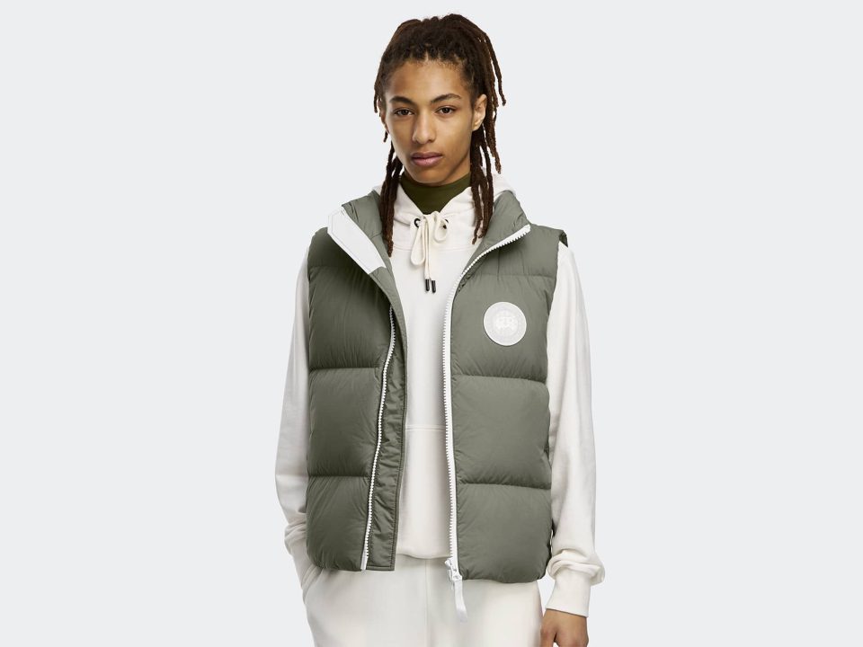 Lawrence Puffer Vest White Disc