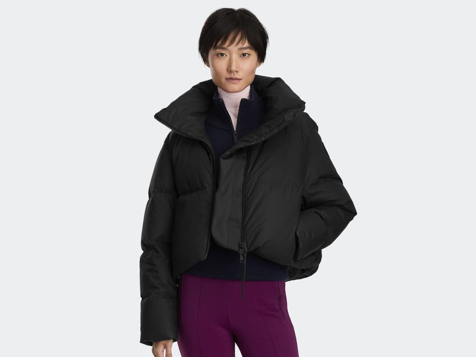 Garnet Cropped Puffer