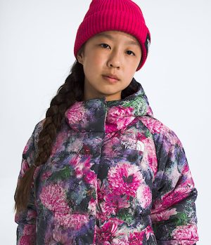 Girls’ North Down Hooded Jacket—Print