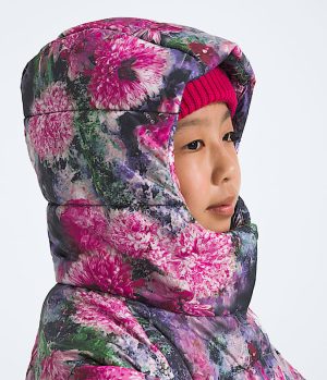 Girls’ North Down Hooded Jacket—Print