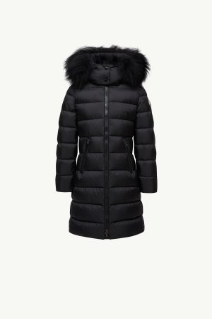 Abelle Hooded Shearling-Trimmed Down Jacket