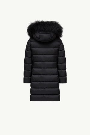 Abelle Hooded Shearling-Trimmed Down Jacket