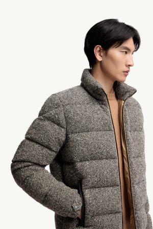 Agde Wool Blend Short Down Jacket