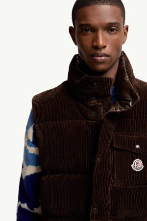 Agen Corduroy Down Vest