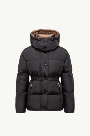 Agneux Square-Quilted Hooded Short Down Jacket
