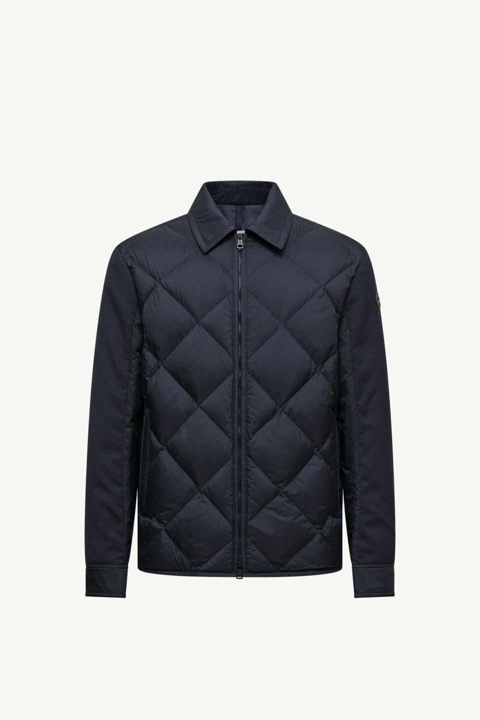 Aiguille Diamond-Quilted Down Shirt Jacket