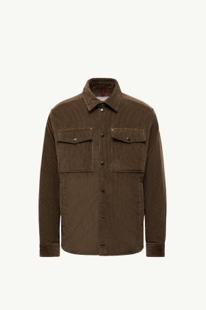 Ambroisie Corduroy Down Shirt Jacket