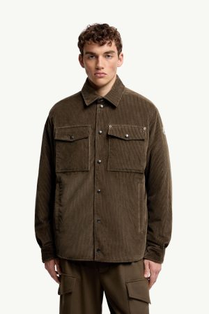 Ambroisie Corduroy Down Shirt Jacket