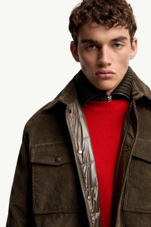 Ambroisie Corduroy Down Shirt Jacket