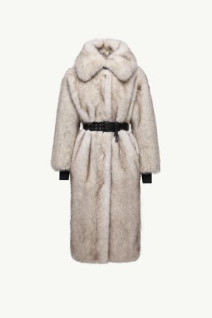 Arly Belted Textured Down Coat
