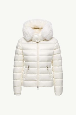Badyf Faux Fur-Trimmed Hooded Short Down Jacket