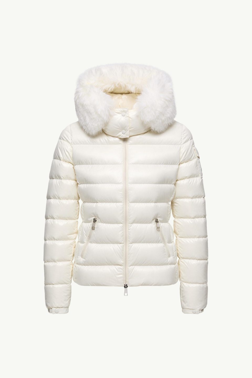 Badyf Faux Fur-Trimmed Hooded Short Down Jacket