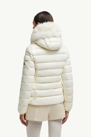 Badyf Faux Fur-Trimmed Hooded Short Down Jacket