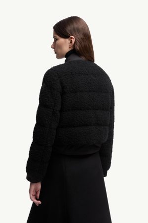 Blandy Wool Blend Bouclé Short Down Jacket