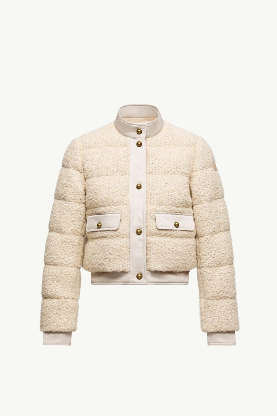 Blandy Wool Blend Bouclé Short Down Jacket