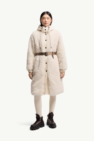 Blavet Teddy Hooded Long Down Jacket