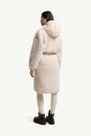 Blavet Teddy Hooded Long Down Jacket