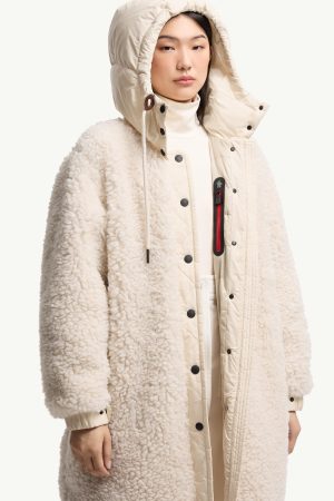 Blavet Teddy Hooded Long Down Jacket