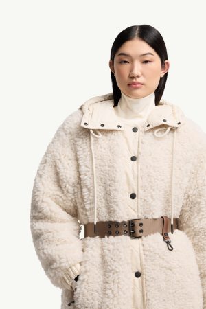 Blavet Teddy Hooded Long Down Jacket