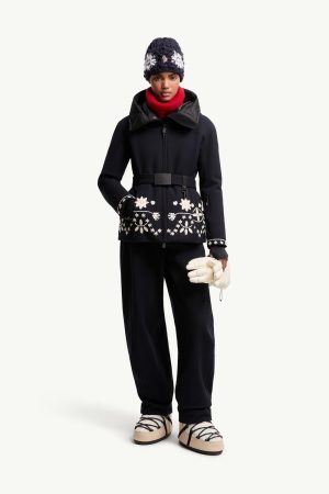 Blaye Embroidered Hooded Down Ski Jacket