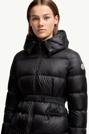 Boed Hooded Shearling-Trimmed Short Down Jacket