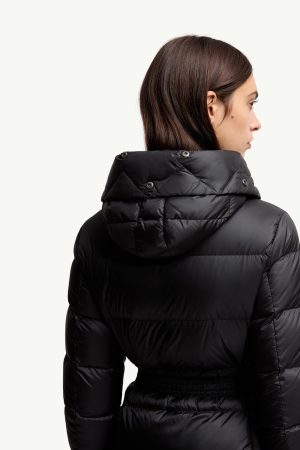 Boed Hooded Shearling-Trimmed Short Down Jacket