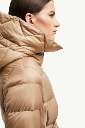 Boed Hooded Shearling-Trimmed Short Down Jacket