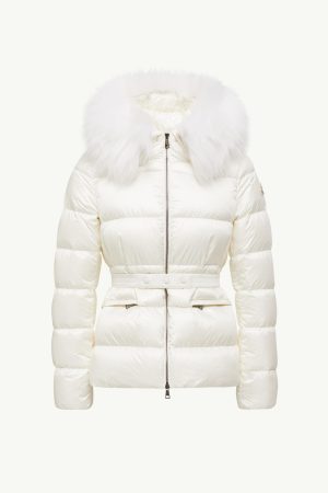 Boed Hooded Shearling-Trimmed Short Down Jacket
