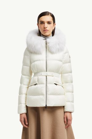 Boed Hooded Shearling-Trimmed Short Down Jacket