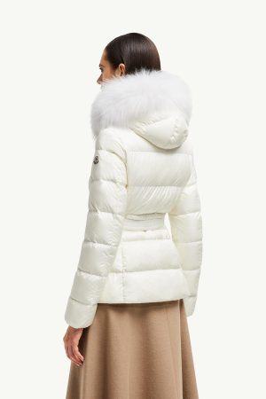 Boed Hooded Shearling-Trimmed Short Down Jacket
