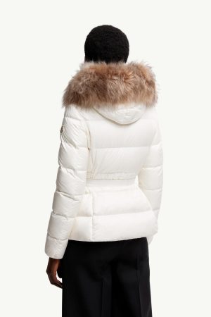 Boed Hooded Shearling-Trimmed Short Down Jacket