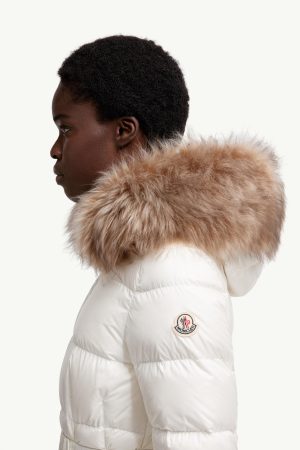 Boed Hooded Shearling-Trimmed Short Down Jacket