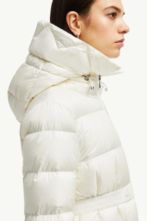 Boed Hooded Shearling-Trimmed Short Down Jacket