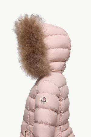 Boedette Hooded Shearling-Trimmed Down Jacket