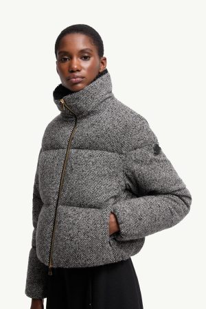 Brezesse Wool Bouclé Short Down Jacket