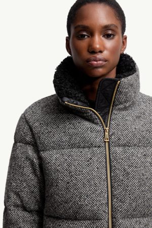 Brezesse Wool Bouclé Short Down Jacket