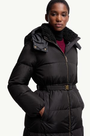 Briant Hooded Long Down Jacket