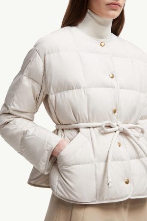 Caramagne Belted Short Down Jacket