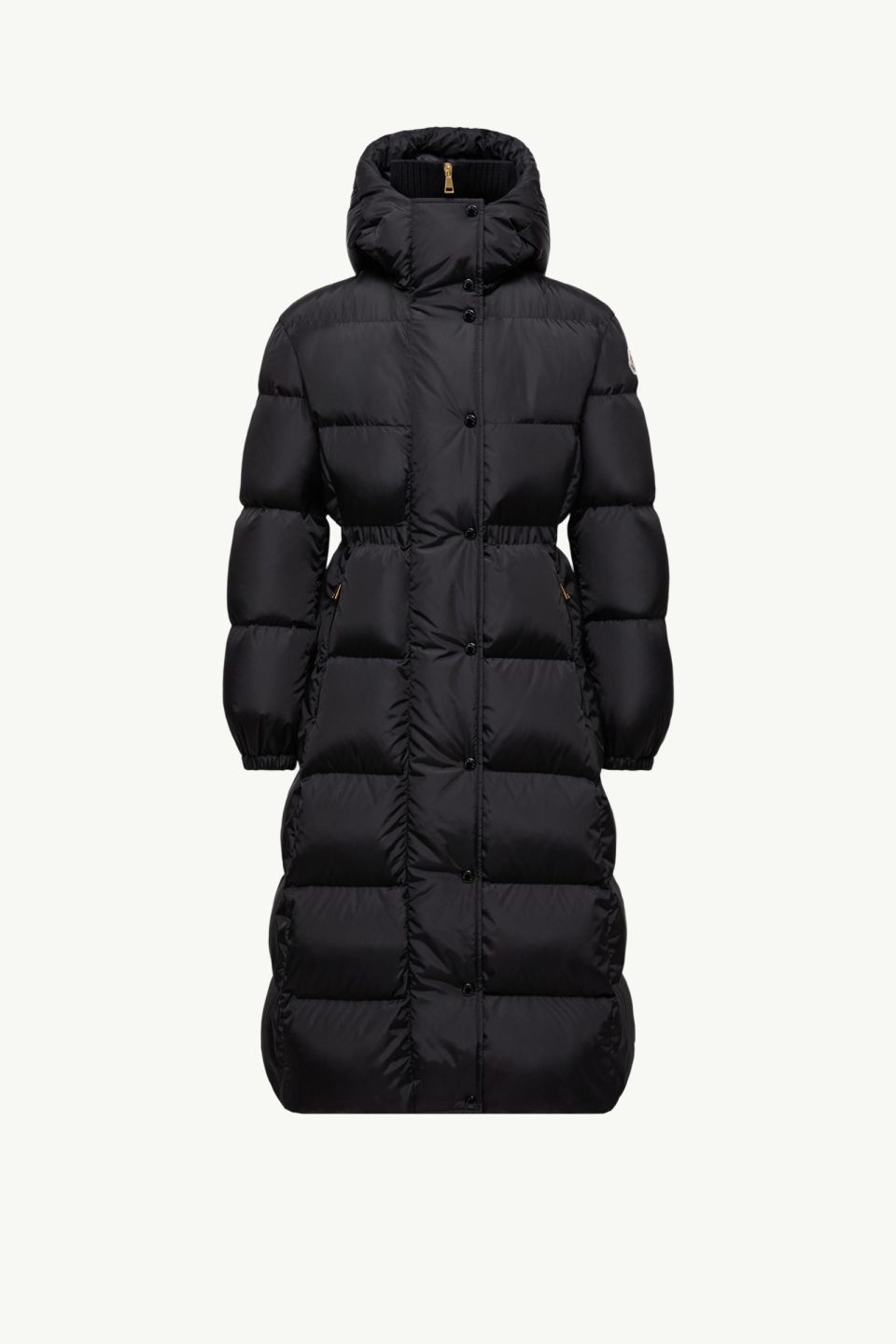 Chamer Wool-Trimmed Hooded Long Down Jacket