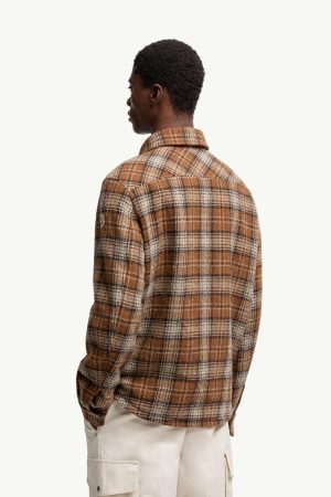 Checked Wool Shirt Jacket