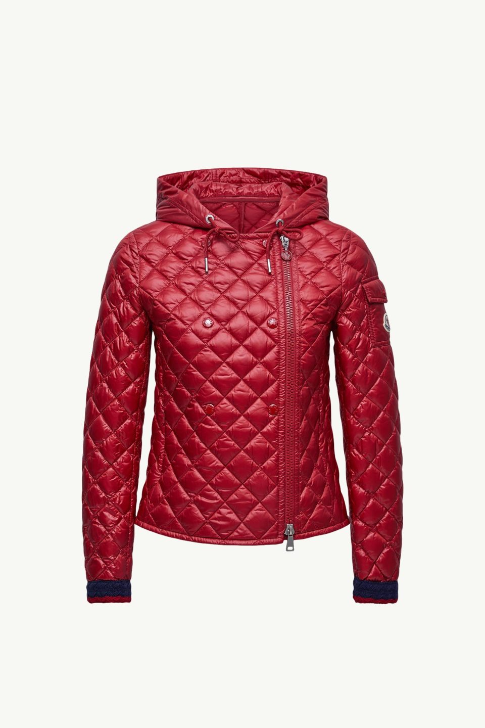 Corbelin Diamond-Quilted Hooded Short Down Jacket