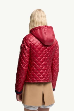 Corbelin Diamond-Quilted Hooded Short Down Jacket
