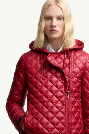 Corbelin Diamond-Quilted Hooded Short Down Jacket